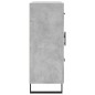 vidaXL Sideboard Betongrau 69,5x34x90 cm Holzwerkstoff vidaXL Sideboard Betongrau 69,5x34x90 cm Holzwerkstoff