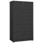 vidaXL Aktenschrank Anthrazit 90x46x164 cm Stahl vidaXL Aktenschrank Anthrazit 90x46x164 cm Stahl