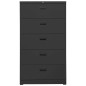 vidaXL Aktenschrank Anthrazit 90x46x164 cm Stahl vidaXL Aktenschrank Anthrazit 90x46x164 cm Stahl