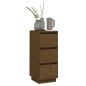 vidaXL Sideboard Honigbraun 32x34x75 cm Massivholz Kiefer vidaXL Sideboard Honigbraun 32x34x75 cm Massivholz Kiefer