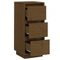 vidaXL Sideboard Honigbraun 32x34x75 cm Massivholz Kiefer vidaXL Sideboard Honigbraun 32x34x75 cm Massivholz Kiefer