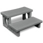 Graue Spa-Treppe Graue Spa-Treppe