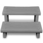 Graue Spa-Treppe Graue Spa-Treppe