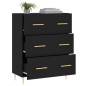 vidaXL Sideboard Schwarz 69,5x34x90 cm Holzwerkstoff vidaXL Sideboard Schwarz 69,5x34x90 cm Holzwerkstoff