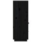 vidaXL Highboard Schwarz 67x40x108,5 cm Massivholz Kiefer vidaXL Highboard Schwarz 67x40x108,5 cm Massivholz Kiefer