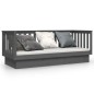 vidaXL Tagesbett Grau 90x190 cm Massivholz Kiefer vidaXL Tagesbett Grau 90x190 cm Massivholz Kiefer