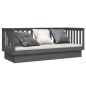 vidaXL Tagesbett Grau 90x190 cm Massivholz Kiefer vidaXL Tagesbett Grau 90x190 cm Massivholz Kiefer
