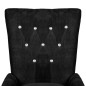 vidaXL Sessel Schwarz Samt vidaXL Sessel Schwarz Samt