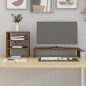 vidaXL Monitorständer Honigbraun 81x20x30 cm Massivholz Kiefer vidaXL Monitorständer Honigbraun 81x20x30 cm Massivholz Kiefer