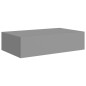 vidaXL Wand-Schubladenregale 2 Stk. Grau 40x23,5x10 cm MDF vidaXL Wand-Schubladenregale 2 Stk. Grau 40x23,5x10 cm MDF