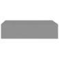 vidaXL Wand-Schubladenregale 2 Stk. Grau 40x23,5x10 cm MDF vidaXL Wand-Schubladenregale 2 Stk. Grau 40x23,5x10 cm MDF
