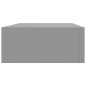 vidaXL Wand-Schubladenregale 2 Stk. Grau 40x23,5x10 cm MDF vidaXL Wand-Schubladenregale 2 Stk. Grau 40x23,5x10 cm MDF