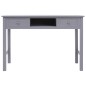 vidaXL Schreibtisch Grau 110×45×76 cm Holz vidaXL Schreibtisch Grau 110×45×76 cm Holz