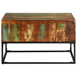 vidaXL Couchtisch 68x68x41 cm Massives Altholz
