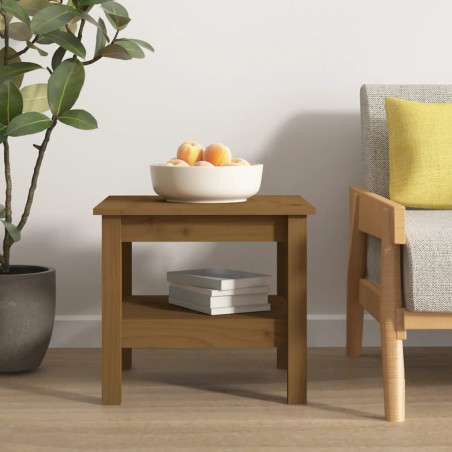 vidaXL Couchtisch Honigbraun 45x45x40 cm Massivholz Kiefer