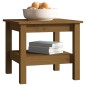 vidaXL Couchtisch Honigbraun 45x45x40 cm Massivholz Kiefer vidaXL Couchtisch Honigbraun 45x45x40 cm Massivholz Kiefer