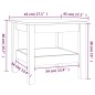 vidaXL Couchtisch Honigbraun 45x45x40 cm Massivholz Kiefer vidaXL Couchtisch Honigbraun 45x45x40 cm Massivholz Kiefer