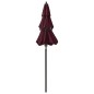 vidaXL Sonnenschirm mit Aluminium-Mast 3-lagig Bordeauxrot 2 m vidaXL Sonnenschirm mit Aluminium-Mast 3-lagig Bordeauxrot 2 m