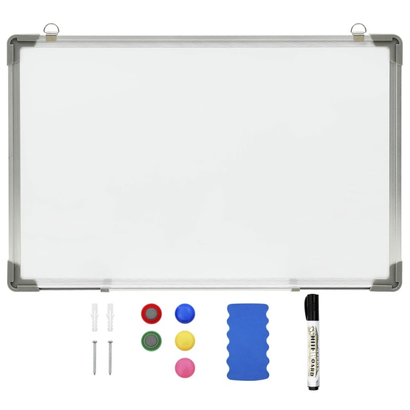vidaXL Magnetisches Whiteboard Weiß 60 x 40 cm Stahl vidaXL Magnetisches Whiteboard Weiß 60 x 40 cm Stahl