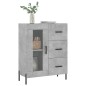 vidaXL Sideboard Betongrau 69,5x34x90 cm Holzwerkstoff vidaXL Sideboard Betongrau 69,5x34x90 cm Holzwerkstoff
