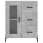 vidaXL Sideboard Betongrau 69,5x34x90 cm Holzwerkstoff vidaXL Sideboard Betongrau 69,5x34x90 cm Holzwerkstoff