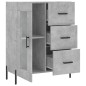vidaXL Sideboard Betongrau 69,5x34x90 cm Holzwerkstoff vidaXL Sideboard Betongrau 69,5x34x90 cm Holzwerkstoff