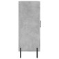 vidaXL Sideboard Betongrau 69,5x34x90 cm Holzwerkstoff vidaXL Sideboard Betongrau 69,5x34x90 cm Holzwerkstoff