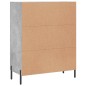 vidaXL Sideboard Betongrau 69,5x34x90 cm Holzwerkstoff vidaXL Sideboard Betongrau 69,5x34x90 cm Holzwerkstoff