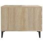 vidaXL Couchtisch mit Metallbeinen Sonoma-Eiche 50x50x40 cm vidaXL Couchtisch mit Metallbeinen Sonoma-Eiche 50x50x40 cm