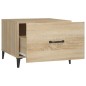 vidaXL Couchtisch mit Metallbeinen Sonoma-Eiche 50x50x40 cm vidaXL Couchtisch mit Metallbeinen Sonoma-Eiche 50x50x40 cm