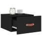vidaXL Wand-Nachttisch Schwarz 35x35x20 cm vidaXL Wand-Nachttisch Schwarz 35x35x20 cm