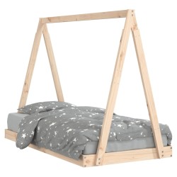 vidaXL Kinderbett 80x160 cm Massivholz Kiefer