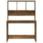 vidaXL Schreibtisch mit Regal Räuchereiche 110x45x157 cm Holzwerkstoff vidaXL Schreibtisch mit Regal Räuchereiche 110x45x157 cm Holzwerkstoff