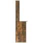 vidaXL Schreibtisch mit Regal Räuchereiche 110x45x157 cm Holzwerkstoff vidaXL Schreibtisch mit Regal Räuchereiche 110x45x157 cm Holzwerkstoff