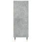 vidaXL Bücherregal Betongrau 69,5x32,5x90 cm Holzwerkstoff vidaXL Bücherregal Betongrau 69,5x32,5x90 cm Holzwerkstoff