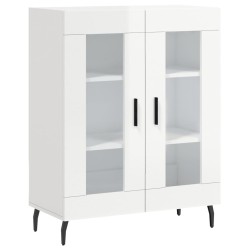 vidaXL Sideboard Hochglanz-Weiß 69,5x34x90 cm Holzwerkstoff