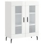 vidaXL Sideboard Hochglanz-Weiß 69,5x34x90 cm Holzwerkstoff vidaXL Sideboard Hochglanz-Weiß 69,5x34x90 cm Holzwerkstoff