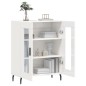 vidaXL Sideboard Hochglanz-Weiß 69,5x34x90 cm Holzwerkstoff vidaXL Sideboard Hochglanz-Weiß 69,5x34x90 cm Holzwerkstoff