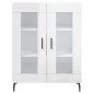 vidaXL Sideboard Hochglanz-Weiß 69,5x34x90 cm Holzwerkstoff vidaXL Sideboard Hochglanz-Weiß 69,5x34x90 cm Holzwerkstoff