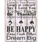 vidaXL Wandgarderobe mit 6 Haken 120 x 40 cm "FAMILY RULES" vidaXL Wandgarderobe mit 6 Haken 120 x 40 cm "FAMILY RULES"