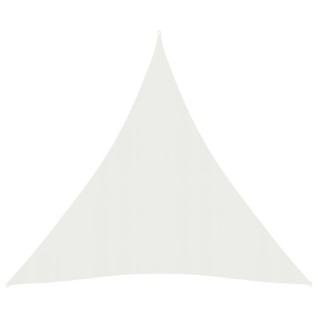 vidaXL Sonnensegel 160 g/m² Weiß 5x6x6 m HDPE