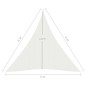 vidaXL Sonnensegel 160 g/m² Weiß 5x6x6 m HDPE vidaXL Sonnensegel 160 g/m² Weiß 5x6x6 m HDPE