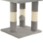 vidaXL Katzen-Kratzbaum Sisal 65 cm Grau vidaXL Katzen-Kratzbaum Sisal 65 cm Grau