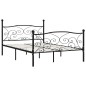 vidaXL Bettgestell mit Lattenrost Schwarz Metall 120 × 200 cm vidaXL Bettgestell mit Lattenrost Schwarz Metall 120 × 200 cm