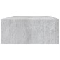 vidaXL Wandregal mit Schublade Betongrau 40x23,5x10 cm MDF vidaXL Wandregal mit Schublade Betongrau 40x23,5x10 cm MDF