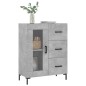 vidaXL Sideboard Betongrau 69,5x34x90 cm Holzwerkstoff vidaXL Sideboard Betongrau 69,5x34x90 cm Holzwerkstoff