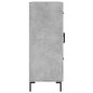 vidaXL Sideboard Betongrau 69,5x34x90 cm Holzwerkstoff vidaXL Sideboard Betongrau 69,5x34x90 cm Holzwerkstoff