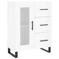 vidaXL Sideboard Hochglanz-Weiß 69,5x34x90 cm Holzwerkstoff