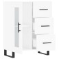 vidaXL Sideboard Hochglanz-Weiß 69,5x34x90 cm Holzwerkstoff vidaXL Sideboard Hochglanz-Weiß 69,5x34x90 cm Holzwerkstoff