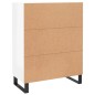 vidaXL Sideboard Hochglanz-Weiß 69,5x34x90 cm Holzwerkstoff vidaXL Sideboard Hochglanz-Weiß 69,5x34x90 cm Holzwerkstoff
